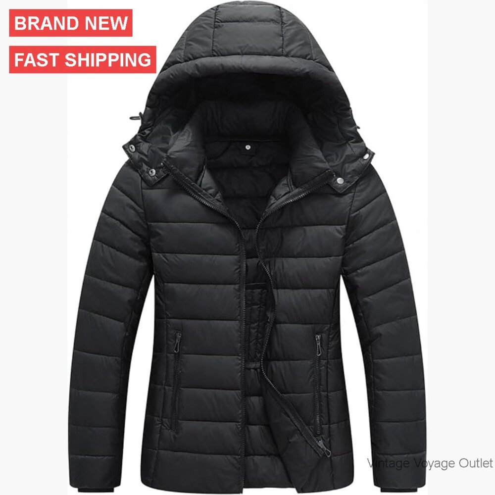 Lightweight Waterproof Down Puffer Jacket, Detach… - image 1